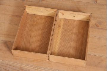 アンティーク家具　昭和中期　桑材・黒檀　網代編み　上品な和を感じさせる凝った造りの茶箪笥(飾り棚、茶棚)(R-045708)