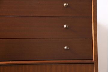 ビンテージ家具　北欧家具　G-PLAN(ジープラン)　BB(Black&Brass)シリーズ　シックモダンなチェスト(サイドチェスト、引き出し)(R-045711)