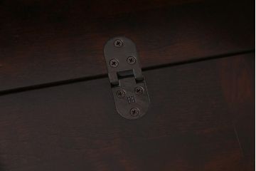 中古　北海道民芸家具　上質な作りが魅力のライティングビューロー(机、在宅ワーク、在宅用引き出し、ワークデスク)(定価約34万円)(R-045712)