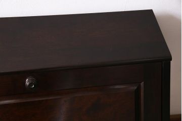 中古　北海道民芸家具　上質な作りが魅力のライティングビューロー(机、在宅ワーク、在宅用引き出し、ワークデスク)(定価約34万円)(R-045712)