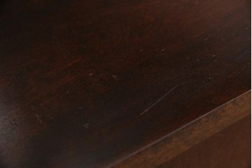 中古　北海道民芸家具　上質な作りが魅力のライティングビューロー(机、在宅ワーク、在宅用引き出し、ワークデスク)(定価約34万円)(R-045712)