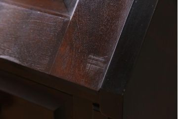 中古　北海道民芸家具　上質な作りが魅力のライティングビューロー(机、在宅ワーク、在宅用引き出し、ワークデスク)(定価約34万円)(R-045712)