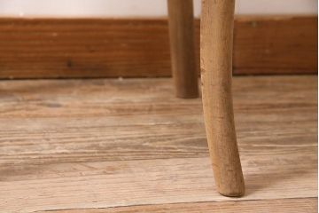 アンティーク家具　イギリス　ストリップド(剥離)　優美なフォルムが魅力的なベントウッドチェア(ダイニングチェア、椅子)(R-045714)