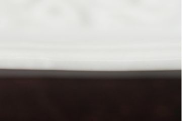 江戸期 白磁 陽刻 龍の図 角皿2枚セット(中国?、小皿、深皿、鉢)(R-045721)