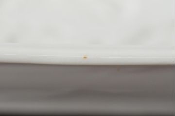 江戸期　白磁　陽刻　龍の図　角皿5枚セット(中国?、小皿、深皿、鉢)(R-045723)