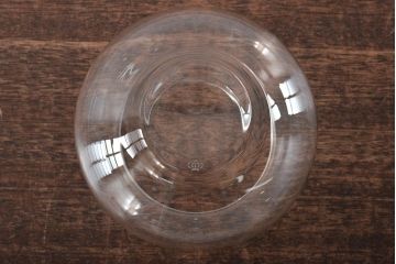 ドイツ　テレジアンタール　ガラス蓋物(キャンディーポット、小物入れ)(R-045730)