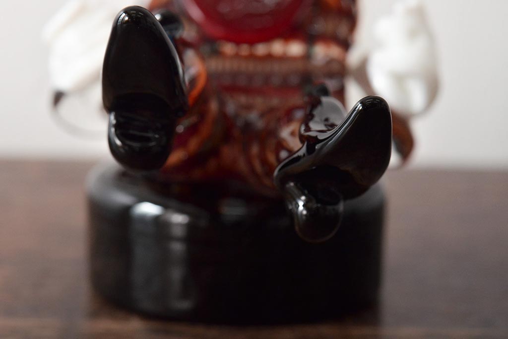 イタリア　ベネチアンガラス　ムラノ　ピエロ置物(人形)(R-045731)