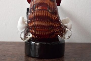 イタリア　ベネチアンガラス　ムラノ　ピエロ置物(人形)(R-045731)