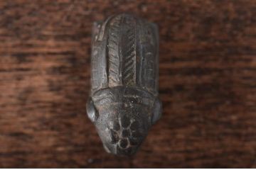 古銅唐金　象形印材(中国?、文鎮)(R-045734)