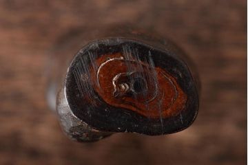 江戸〜明治　古い根付3点(直次、蝉、大黒、彫刻)(R-045735)