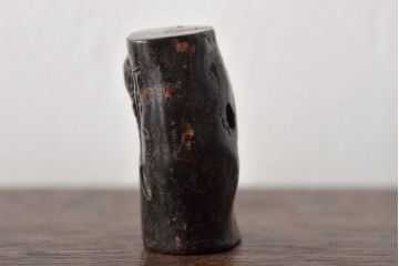 江戸〜明治　古い根付3点(直次、蝉、大黒、彫刻)(R-045735)