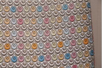 中古　日本フクラ(HUKLA)　SENCIA(センシア)　P226　個性的な柄のファブリックがお洒落な一人掛けソファ(定価約15万円)(1Pソファ、アームソファ)(R-045738)