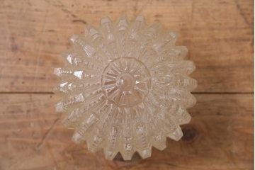 ヴィンテージ照明　光の屈折が魅力のペンダントライト(吊り下げ照明、天井照明、ビンテージ)(R-045743)