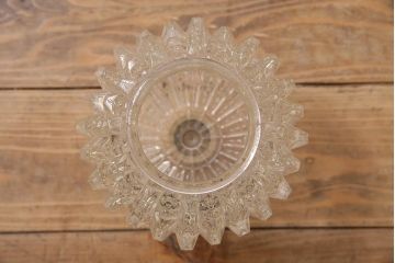 ヴィンテージ照明　光の屈折が魅力のペンダントライト(吊り下げ照明、天井照明、ビンテージ)(R-045743)