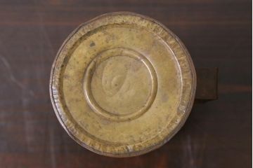 アンティーク雑貨　昭和初期　銅製　壁掛けもできるオイルランプ(灯油ランプ)(R-045746)