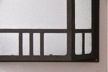アンティーク雑貨　昭和初期　特大　固定式　和の風情を感じさせる壁掛け照明カバー(ウォールカバー)(R-045748)