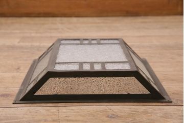 アンティーク雑貨　昭和初期　特大　固定式　和の風情を感じさせる壁掛け照明カバー(ウォールカバー)(R-045748)