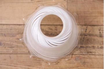 ビンテージ照明　シェードがおしゃれなスタンドライト(ナイトランプ、卓上照明)(R-045752)