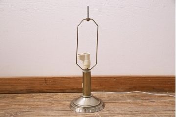 ビンテージ照明　シェードがおしゃれなスタンドライト(ナイトランプ、卓上照明)(R-045752)