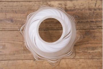 ビンテージ照明　シェードがおしゃれなスタンドライト(ナイトランプ、卓上照明)(R-045753)