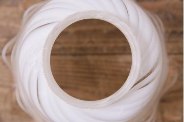 ビンテージ照明　シェードがおしゃれなスタンドライト(ナイトランプ、卓上照明)(R-045753)