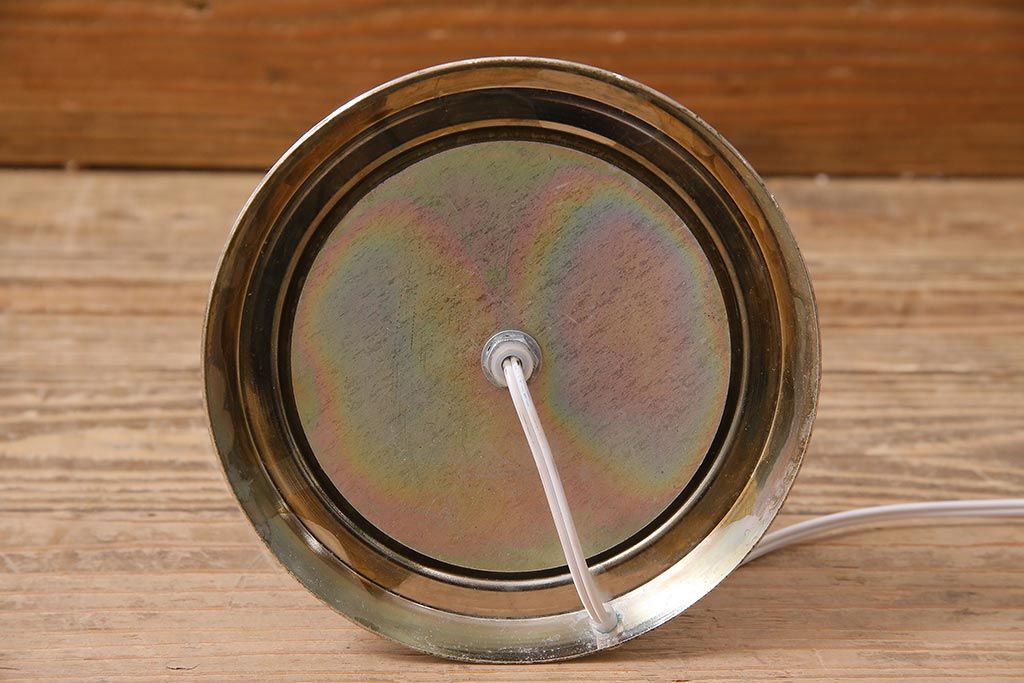 ビンテージ照明　シェードがおしゃれなスタンドライト(ナイトランプ、卓上照明)(R-045753)