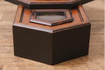 和製アンティーク　SEIKOSHA(精工舎、セイコー)　電池式　八角振り子時計(掛時計、柱時計)(R-045764)
