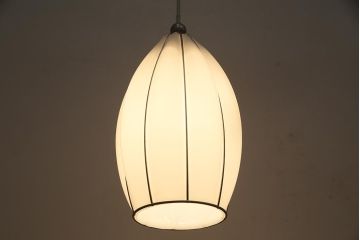 ヴィンテージ照明　フランスビンテージ　輸入品　吹きガラスのペンダントライト(吊り下げ照明、天井照明)(R-045766)