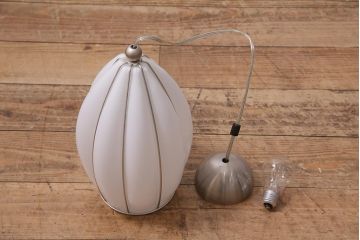 ヴィンテージ照明　フランスビンテージ　輸入品　吹きガラスのペンダントライト(吊り下げ照明、天井照明)(R-045766)