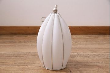 ヴィンテージ照明　フランスビンテージ　輸入品　吹きガラスのペンダントライト(吊り下げ照明、天井照明)(R-045766)