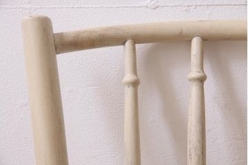 アンティーク家具　イギリスアンティーク　ペイント　優美なフォルムが魅力のベントウッドチェア(ダイニングチェア、椅子)(R-045770)