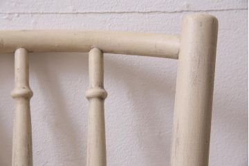 アンティーク家具　イギリスアンティーク　ペイント　優美なフォルムが魅力のベントウッドチェア(ダイニングチェア、椅子)(R-045770)