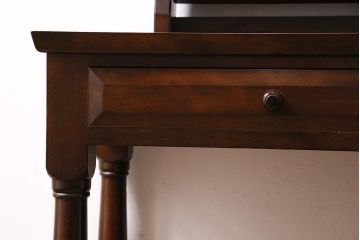 中古　松本民芸家具　特注品　角型ミラー　高級感漂うクラシカルな佇まいが魅力のドレッサー(定価約34万円)(鏡台)(R-045772)
