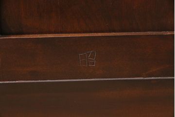 中古　松本民芸家具　特注品　角型ミラー　高級感漂うクラシカルな佇まいが魅力のドレッサー(定価約34万円)(鏡台)(R-045772)