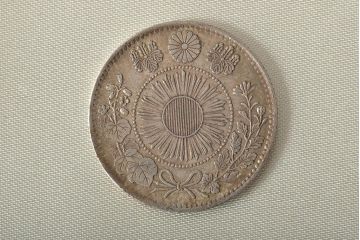 明治3〜36年　竜50銭銀貨　旭日竜20銭銀貨など　10枚セット(古銭)(R-045791)