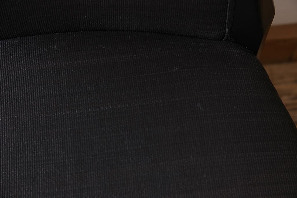 ヴィンテージ家具　ドイツ　WK WOHNEN　黒を基調としたモダンなデザインのチェア(ダイニングチェア、ビンテージ)(R-045794)