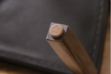 ヴィンテージ家具　ドイツ　WK WOHNEN　黒を基調としたモダンなデザインのチェア(ダイニングチェア、ビンテージ)(R-045796)