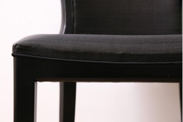 ヴィンテージ家具　ドイツ　WK WOHNEN　黒を基調としたモダンなデザインのチェア(ダイニングチェア、ビンテージ)(R-045797)