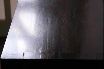 中古　民芸家具　赤みがかった木肌が上品な戸棚(茶棚、水屋箪笥、松本民芸家具)(R-045801)