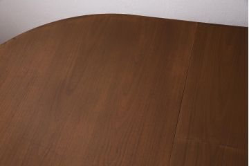ヴィンテージ家具　北欧ビンテージ　G-PLAN(ジープラン)　チーク材　圧迫感が感じにくいオーバル型のエクステンションテーブル(ダイニングテーブル)(R-045804)