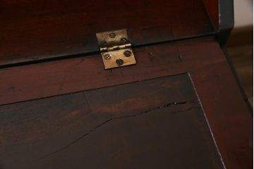 アンティーク家具　イギリスアンティーク　マホガニー材　内部まで意匠が凝っているおしゃれなライティングビューロー(簿記机、在宅ワーク、在宅用ワークデスク)(R-045806)