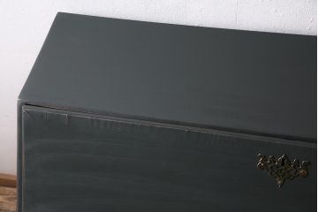 アンティーク家具　イギリスアンティーク　マホガニー材　内部まで意匠が凝っているおしゃれなライティングビューロー(簿記机、在宅ワーク、在宅用ワークデスク)(R-045806)