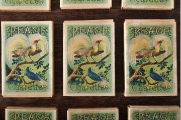 大正9年　専売局記念煙草　欧州大戦終息20個(外箱付)中身入り(R-045818)