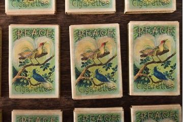大正9年　専売局記念煙草　欧州大戦終息20個(外箱付)中身入り(R-045818)