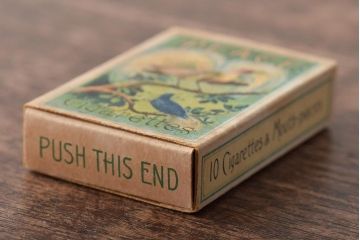 大正9年　専売局記念煙草　欧州大戦終息20個(外箱付)中身入り(R-045818)