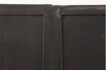 アンティーク建具　明治期　古い木の風合いが魅力のシンプルな板戸4枚セット(帯戸、引き戸)(R-045833)