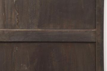 アンティーク建具　明治期　古い木の風合いが魅力のシンプルな板戸4枚セット(帯戸、引き戸)(R-045834)