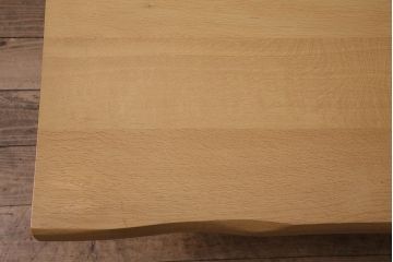 中古　柏木工(KASHIWA・カシワ)　オーク材　木のぬくもり感じる座卓(定価約16万円)(ローテーブル)(R-045849)