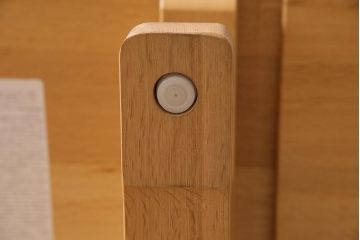 中古　柏木工(KASHIWA・カシワ)　オーク材　木のぬくもり感じる座卓(定価約16万円)(ローテーブル)(R-045849)