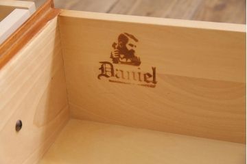 中古　横浜クラシック家具　ダニエル(Daniel)　アーリーアメリカン　気品漂うライティングビューロー(ワークデスク、机、在宅ワーク、在宅用チェスト)(R-045852)